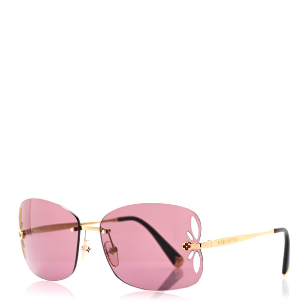 処分セール★ルイヴィトン★カイサ★ローズバレリーヌ Louis Vuitton Lily Sunglasses Z0921U Pink 1864343 – FASHIONPHILE
