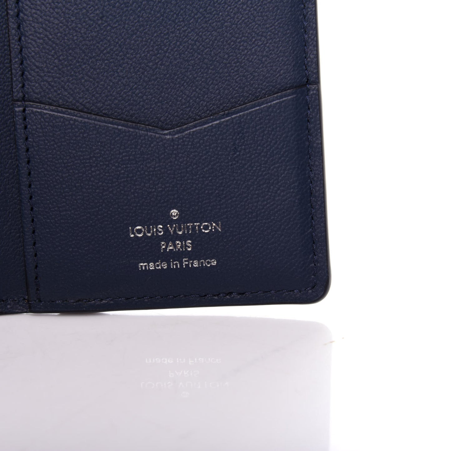 Crocodile Pocket Organizer Navy Blue
