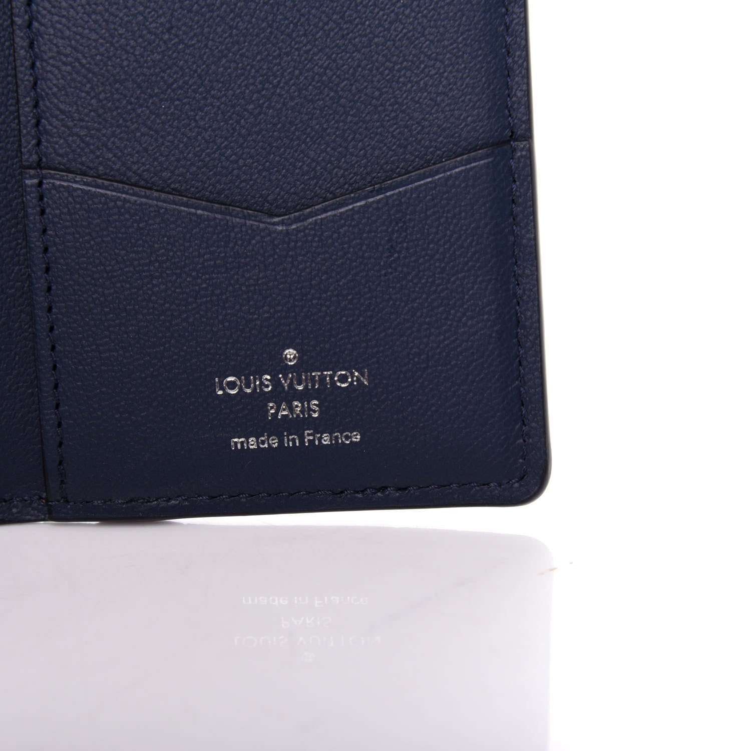 Louis Vuitton Crocodile Pocket Organizer Navy Blue 6 of 8