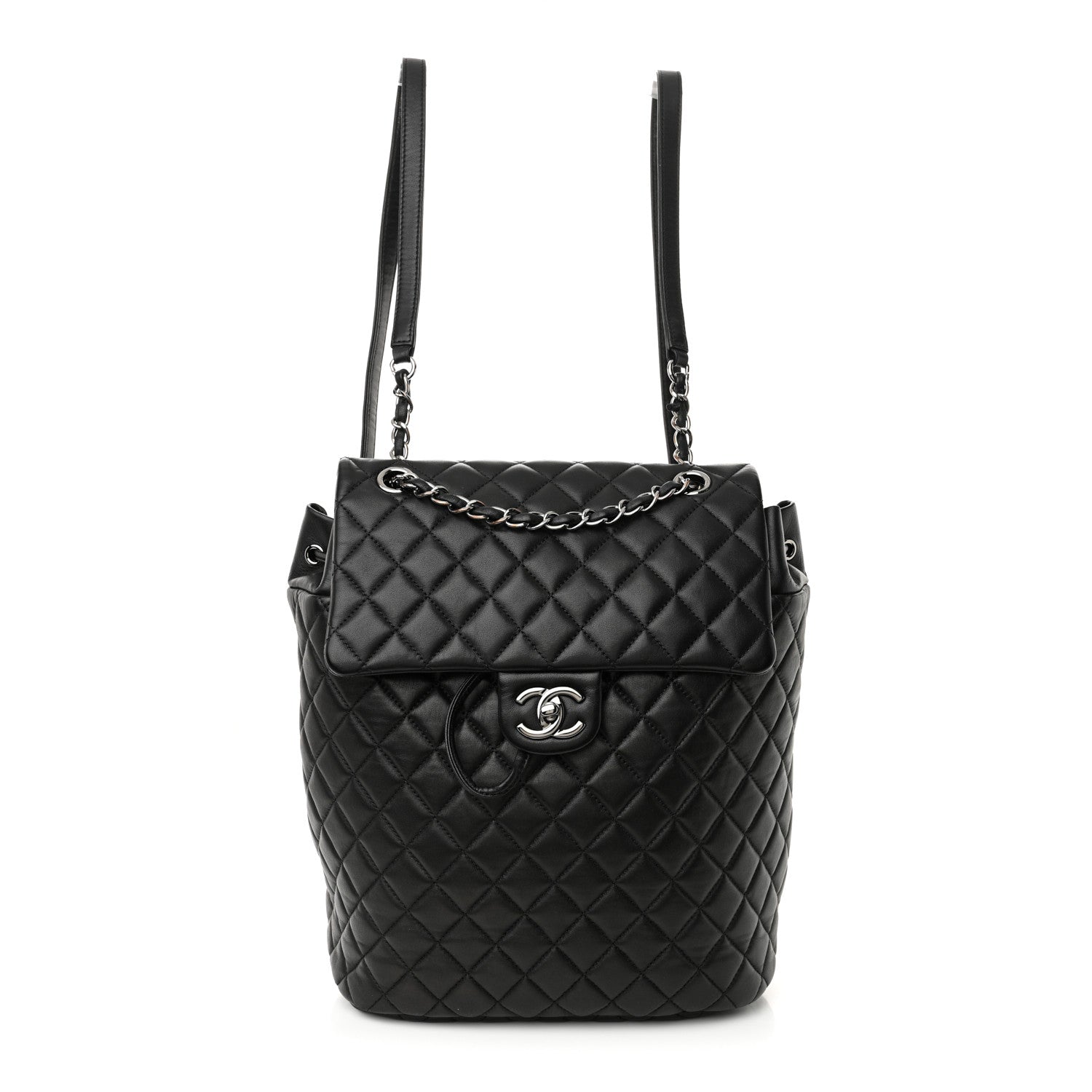 Chanel Lambskin Quilted Large Urban Spirit Backpack Black 1 of 12
