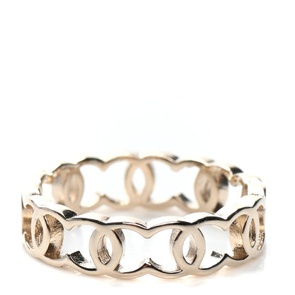Chanel Metal Chain CC Ring 6.25 Gold 1 of 5