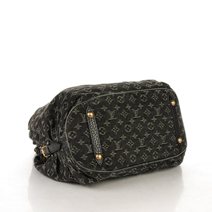 Louis Vuitton Denim Mahina XL Black 4 of 7