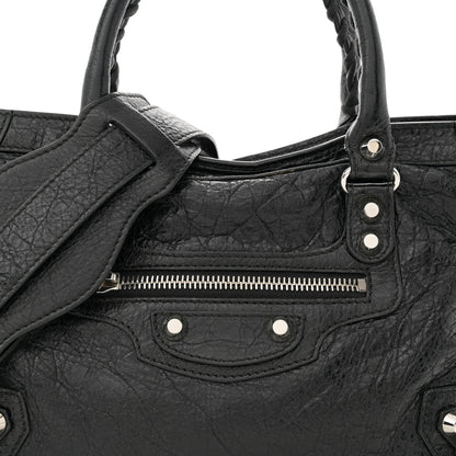 Balenciaga Agneau Classic Silver Hardware S City Black 8 of 10