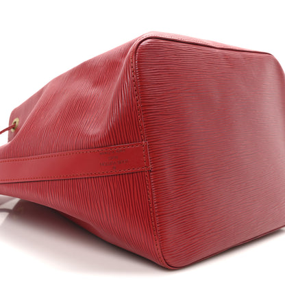 Louis Vuitton Epi Petit Noe Castillan Red 8 of 9