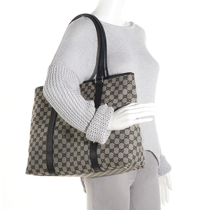 Gucci GG Monogram Large Tote Navy 2 of 7