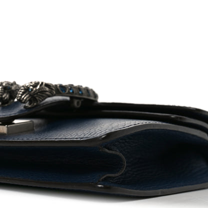 Gucci Dollar Calfskin Crystal Mini Dionysus Shoulder Bag Blue Agata Montana Sapphire 10 of 10