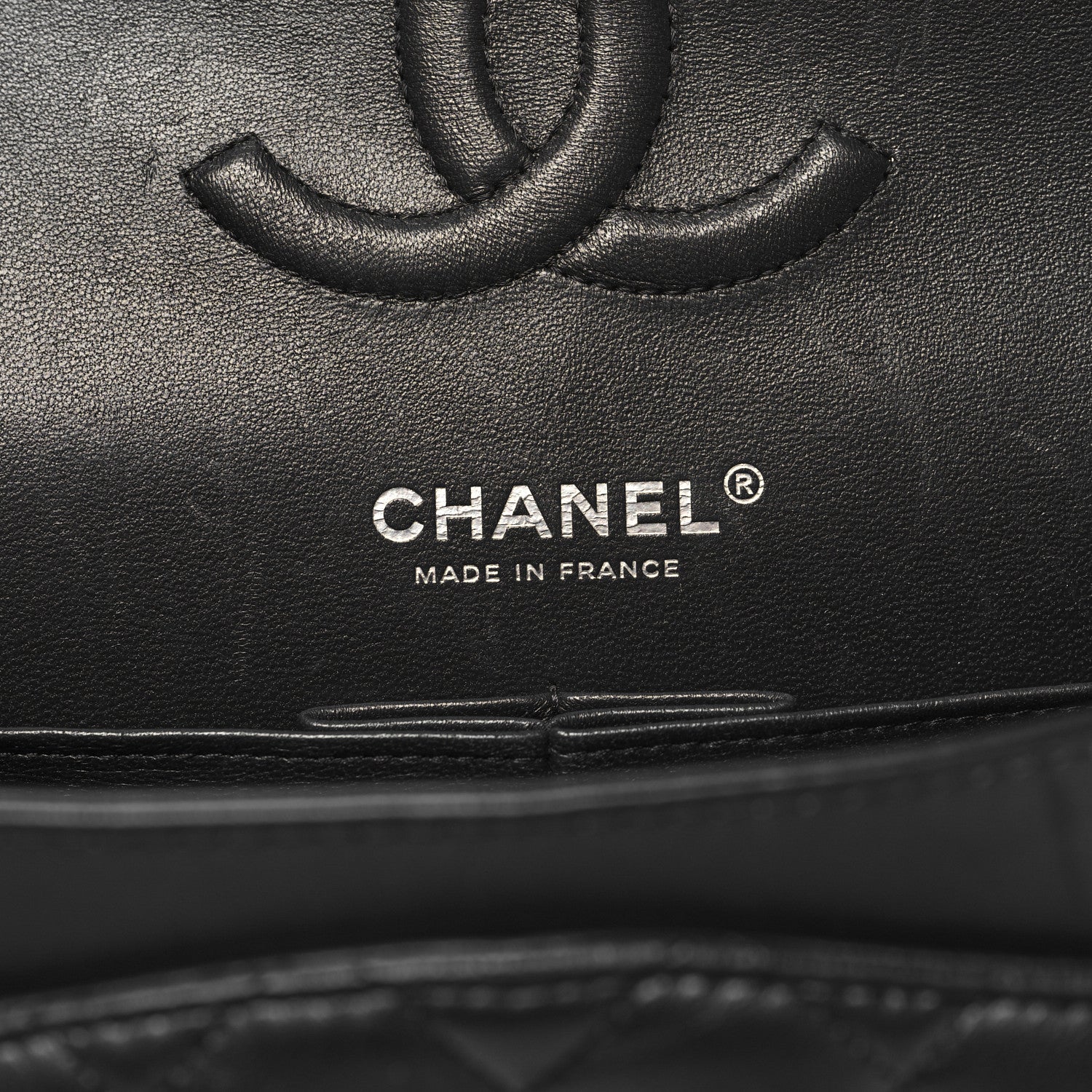 Chanel Lambskin Quilted Medium Double Flap So Black 6 of 11