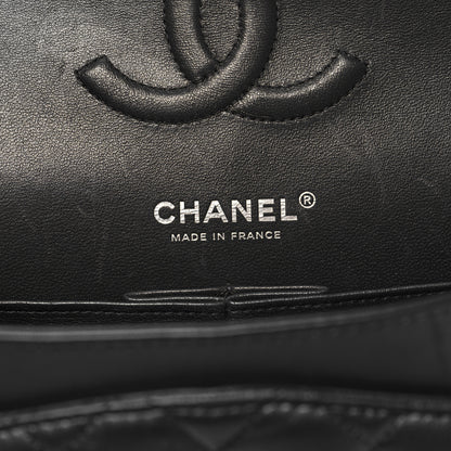 Chanel Lambskin Quilted Medium Double Flap So Black 6 of 11