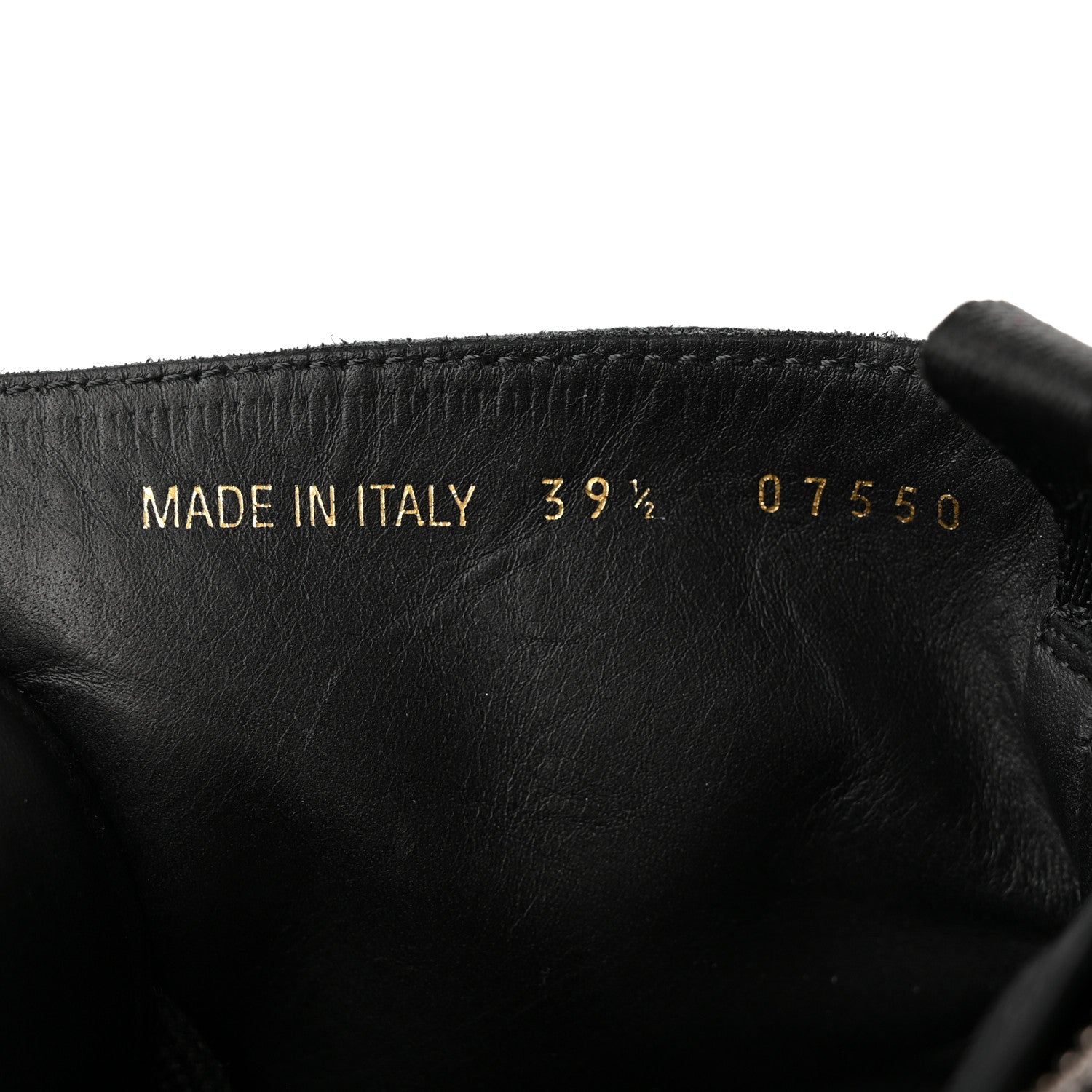 Prada Cervo Shine Captoe 30mm Combat Boots 39.5 Black 8 of 14