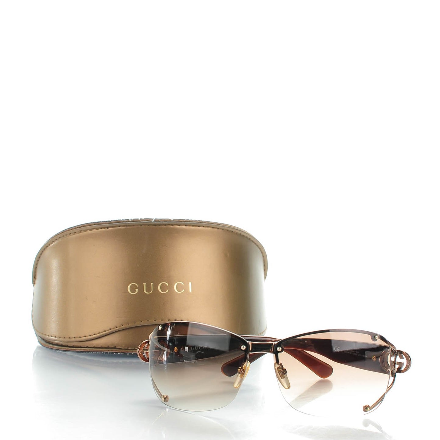 Crystal GG Sunglasses 2820 Brown