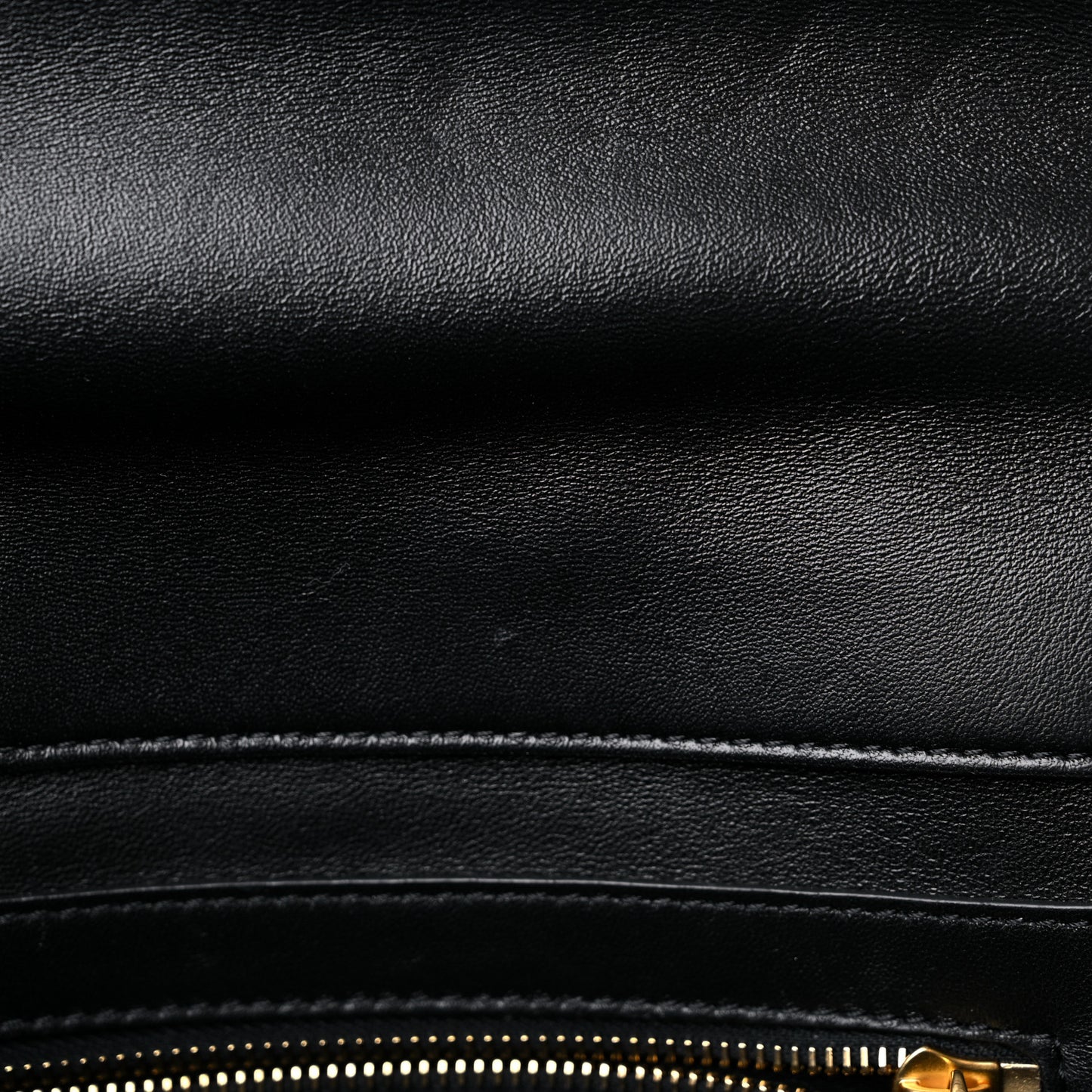 Nappa Large Roman Stud Shoulder Bag Black White