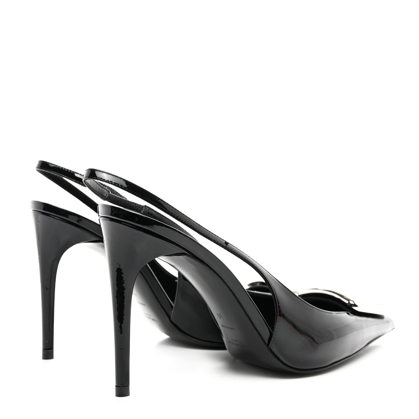 Vernice Grupy Avenue 95 Slingback Pumps 40 Black