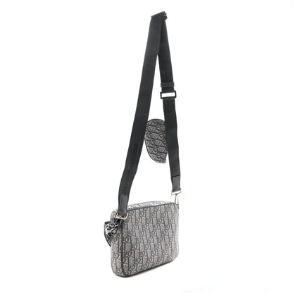 Christian Dior Oblique Saddle Triple Pouch Grey 3 of 10
