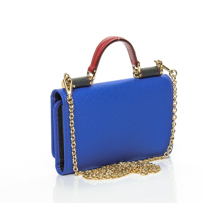 Dolce & Gabbana Dauphine Mini Von Bag Blue 3 of 8