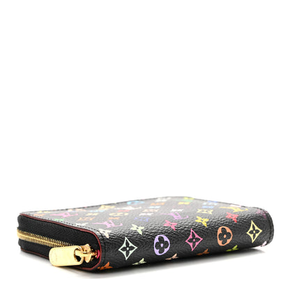 Louis Vuitton Monogram Multicolor Zippy Coin Purse Black Grenade 4 of 6