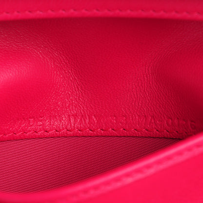 Christian Dior Lambskin Cannage Small Lady Dior Flap Card Holder Pink 7 of 8