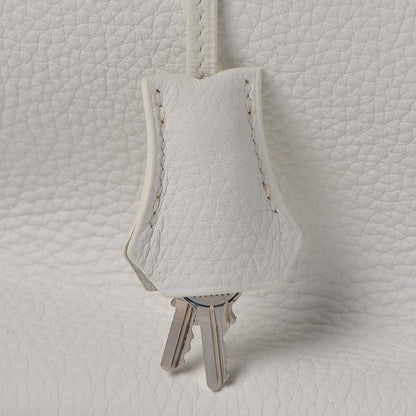 Hermes Taurillon Clemence Birkin 35 White 30 of 37