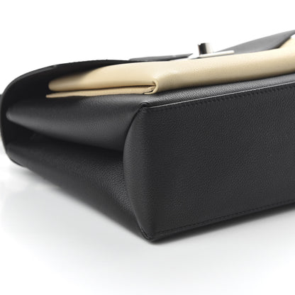 Louis Vuitton Soft Calfskin My Lockme Top Handle Vanille Black 6 of 10
