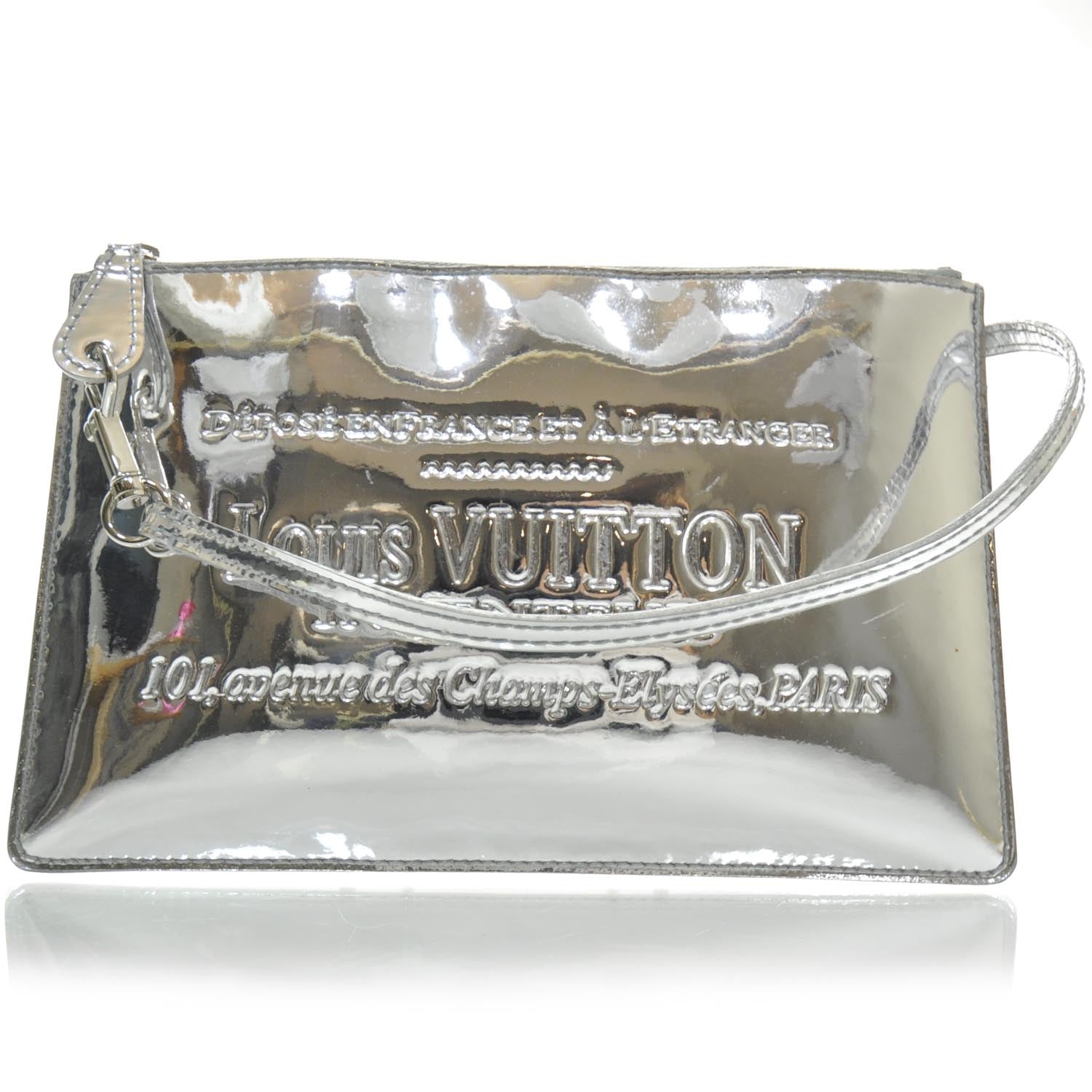 Louis Vuitton Monogram Miroir Inventeur Pochette Plat Silver 1 of 8