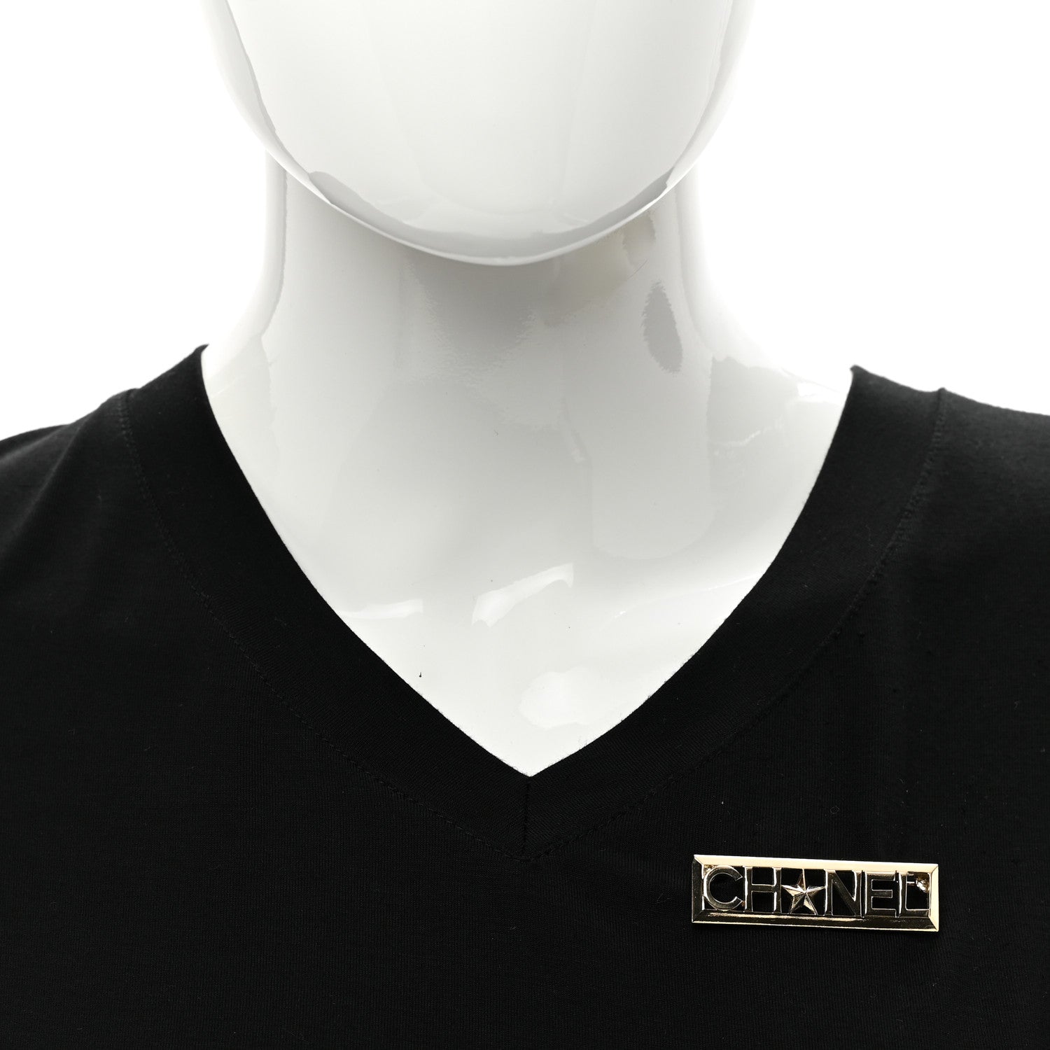 Chanel Star Logo Brooch Gold 2 of 5