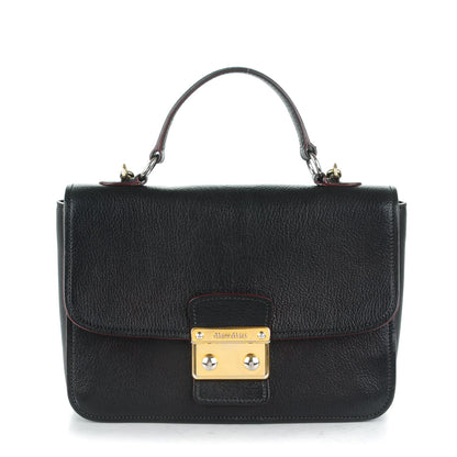 Miu Miu Goatskin Madras Shoulder Bag Nero Black 1 of 14