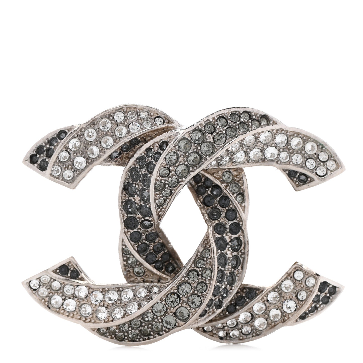 CC Chanel Brooch Silver
