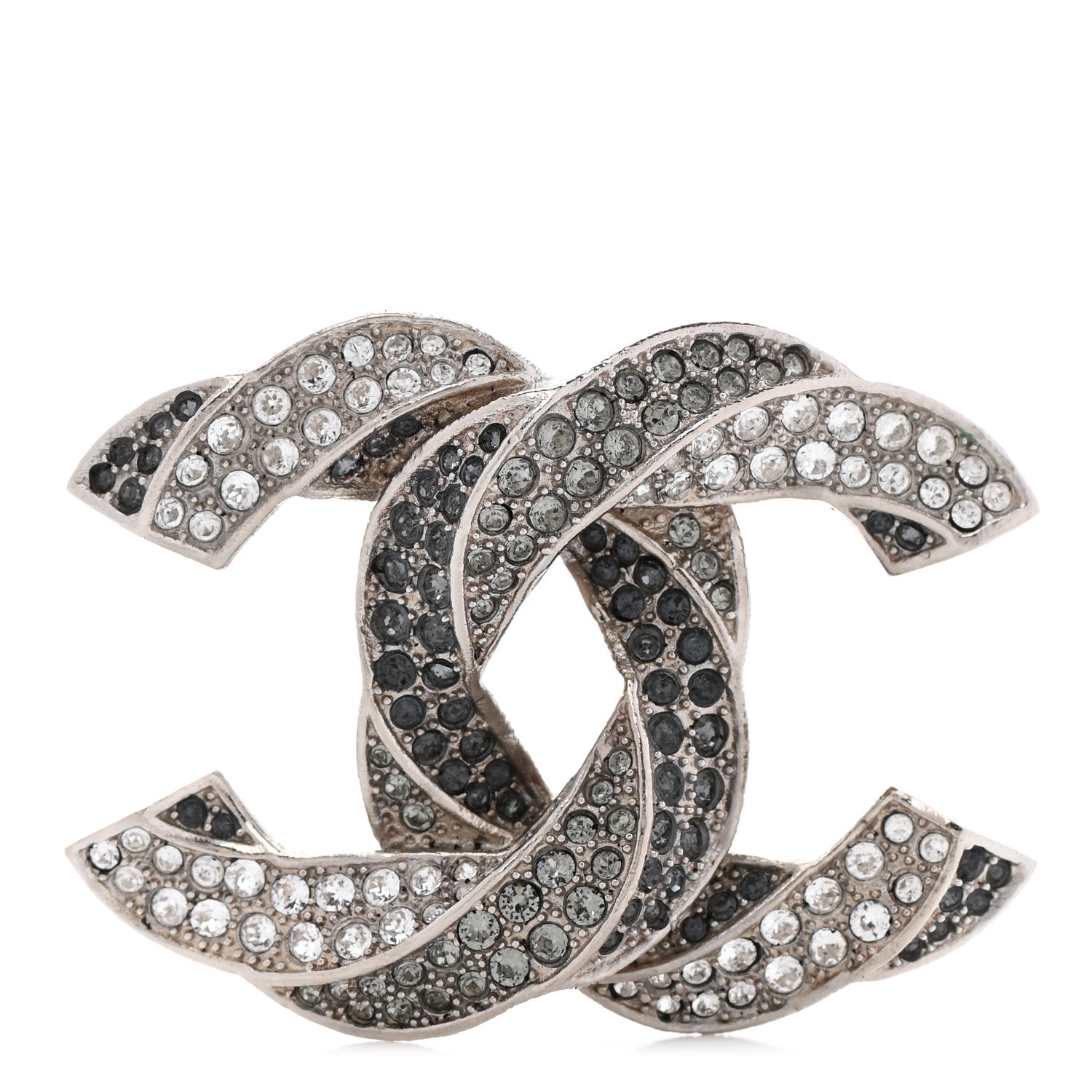 Chanel CC Chanel Brooch Silver 1 of 5