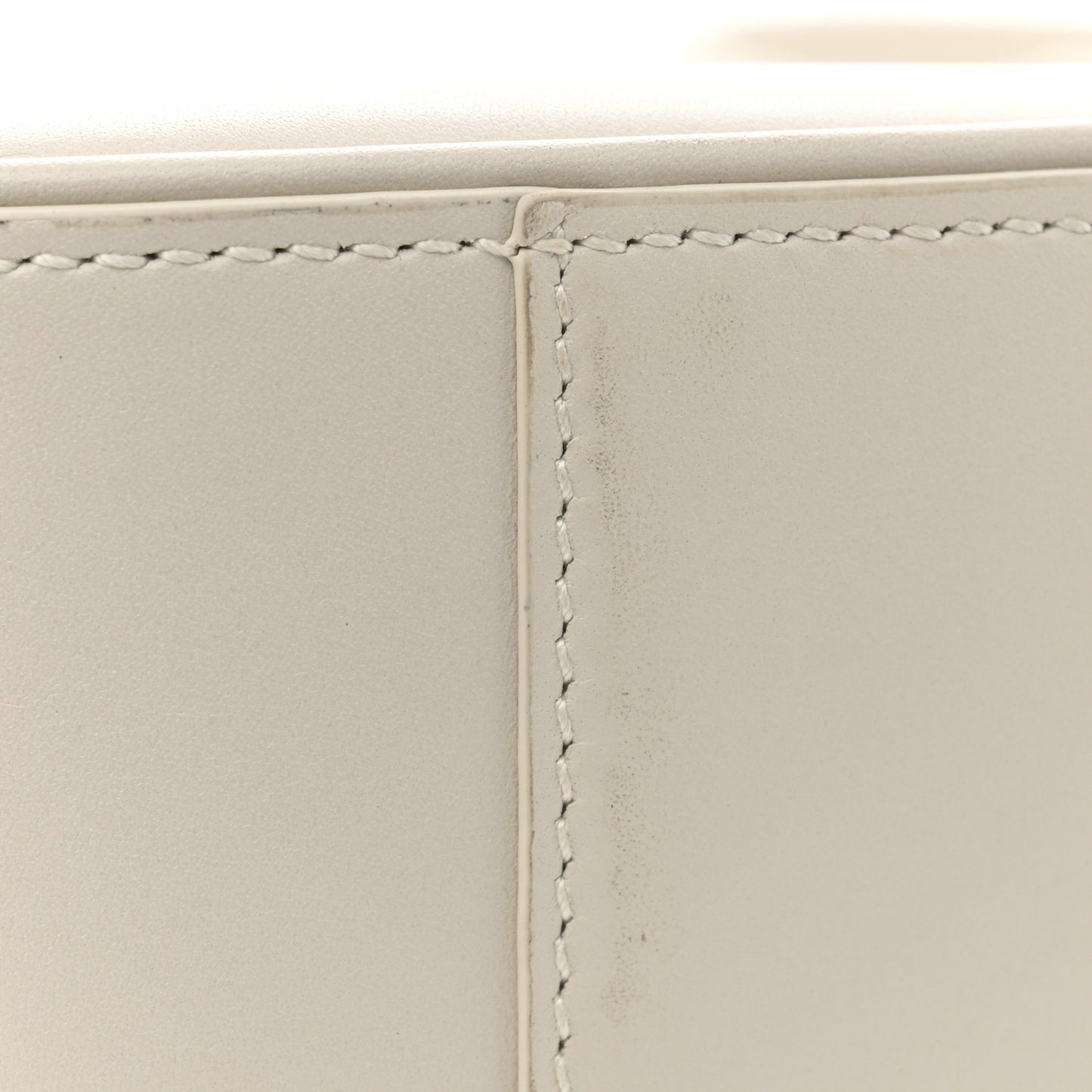Smooth Calfskin Le 5 A 7 Hobo Blanc Vintage