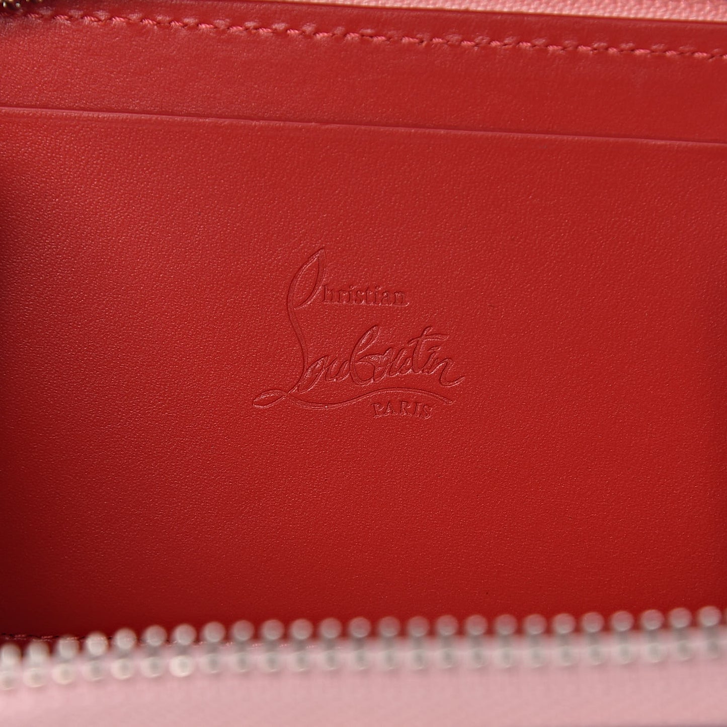 Calfskin Studded Panettone Coin Purse Pompadour