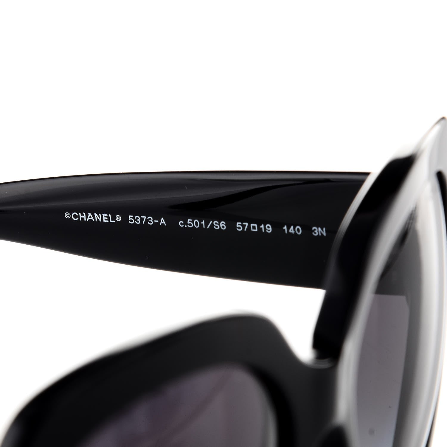 Chanel CC Sunglasses 5373 Black 5 of 8