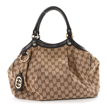 Gucci Monogram Medium Sukey Tote Dark Brown 1 of 11