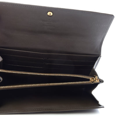 Louis Vuitton Vernis Sarah Wallet Vert Bronze 5 of 7