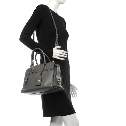 Prada Saffiano City Calf Medium Esplanade Tote Mercurio 2 of 8