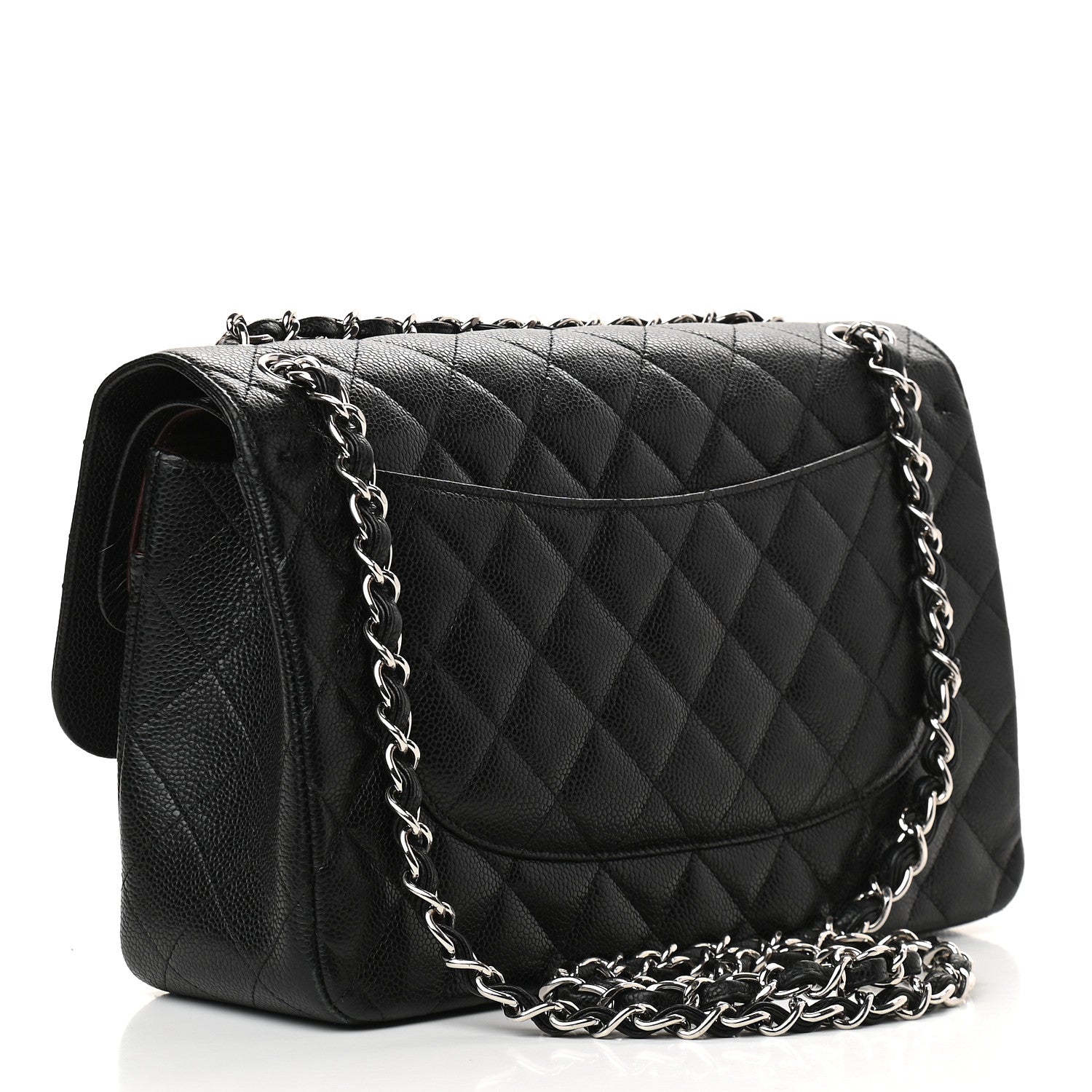 Chanel Caviar Quilted Jumbo Double Flap Black 3 of 11