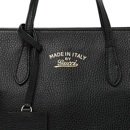 Gucci Dollar Calfskin Mini Swing Top Handle Bag Black 7 of 10