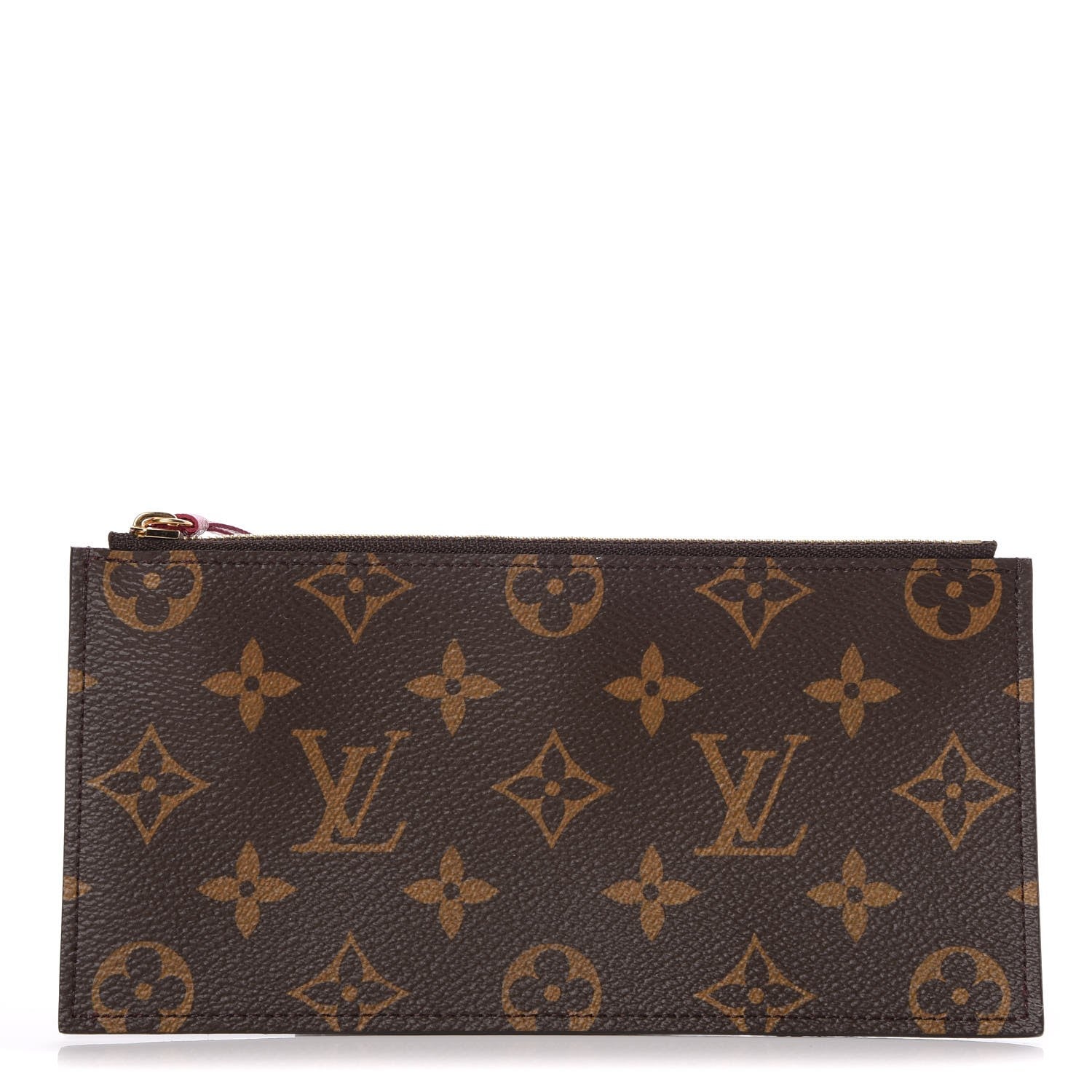 Louis Vuitton Monogram Felicie Chain Wallet Zippered Insert Fuchsia 1 of 6