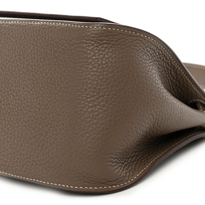 Hermes Taurillon Clemence Jypsiere 28 Etoupe 9 of 9