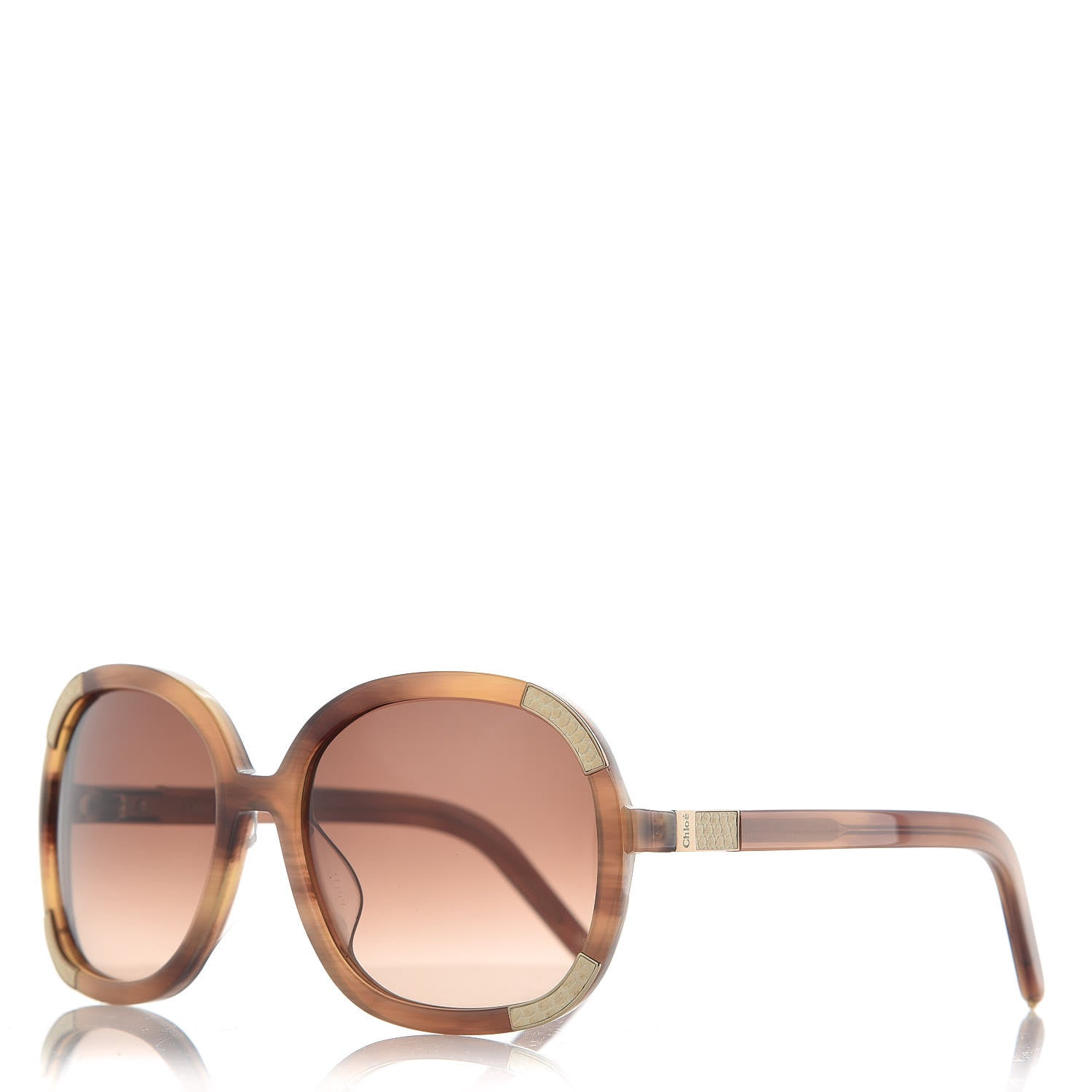 Chloe Oversized Sunglasses CL 2189 Brown 1 of 6