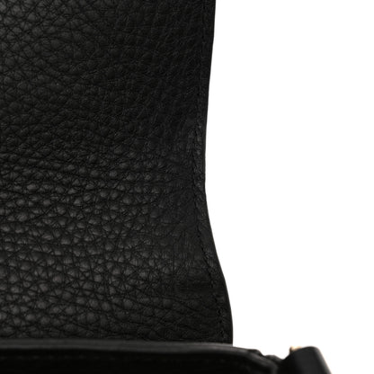 Gucci Pebbled Calfskin Small Soho Flap Crossbody Black 10 of 11