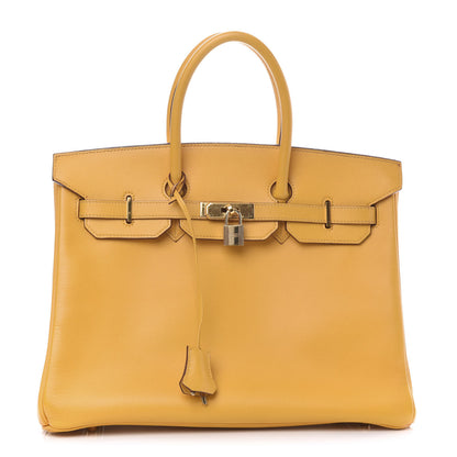 Hermes Epsom Birkin 35 Jaune Ambre 1 of 34