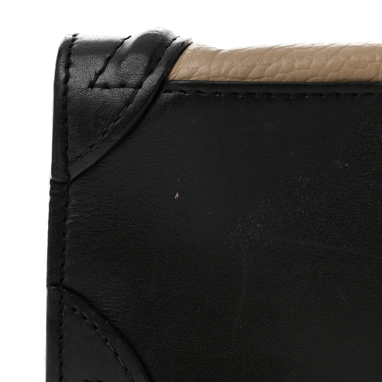 Celine Elephant Calfskin Suede Tri-color Nano Luggage Sand 10 of 13