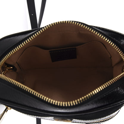 Gucci Suede Patent Web Mini Ophidia Shoulder Bag Black 8 of 10
