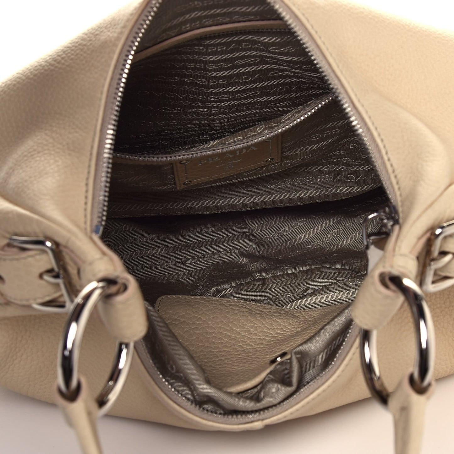Vitello Daino Hobo Sabbia