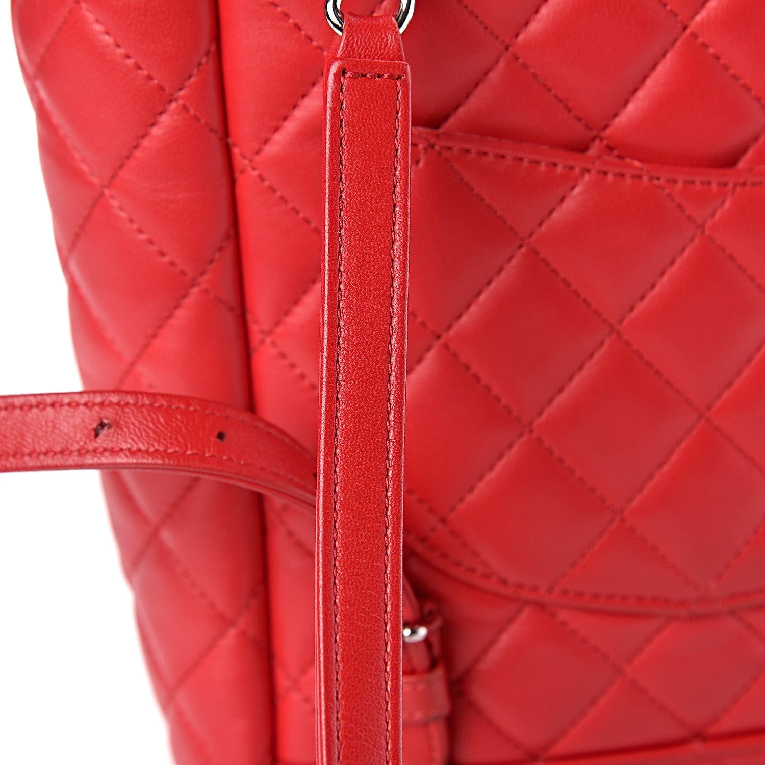 Chanel Lambskin Quilted Small Urban Spirit Backpack Red 14 of 17