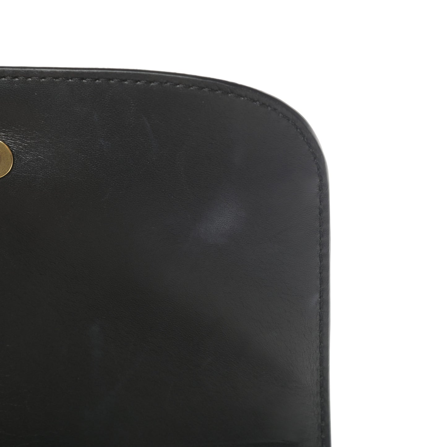 Smooth Calfskin 1983 Knight Check Link Shoulder Bag Black