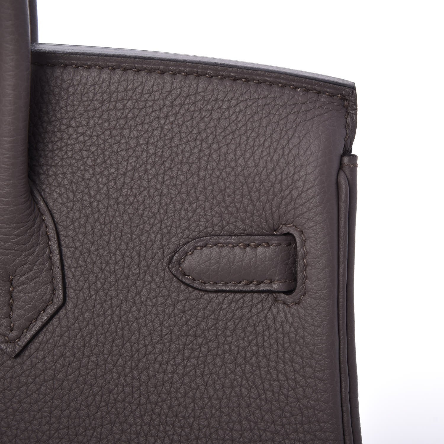 Hermes Togo Birkin 25 Etain 32 of 33