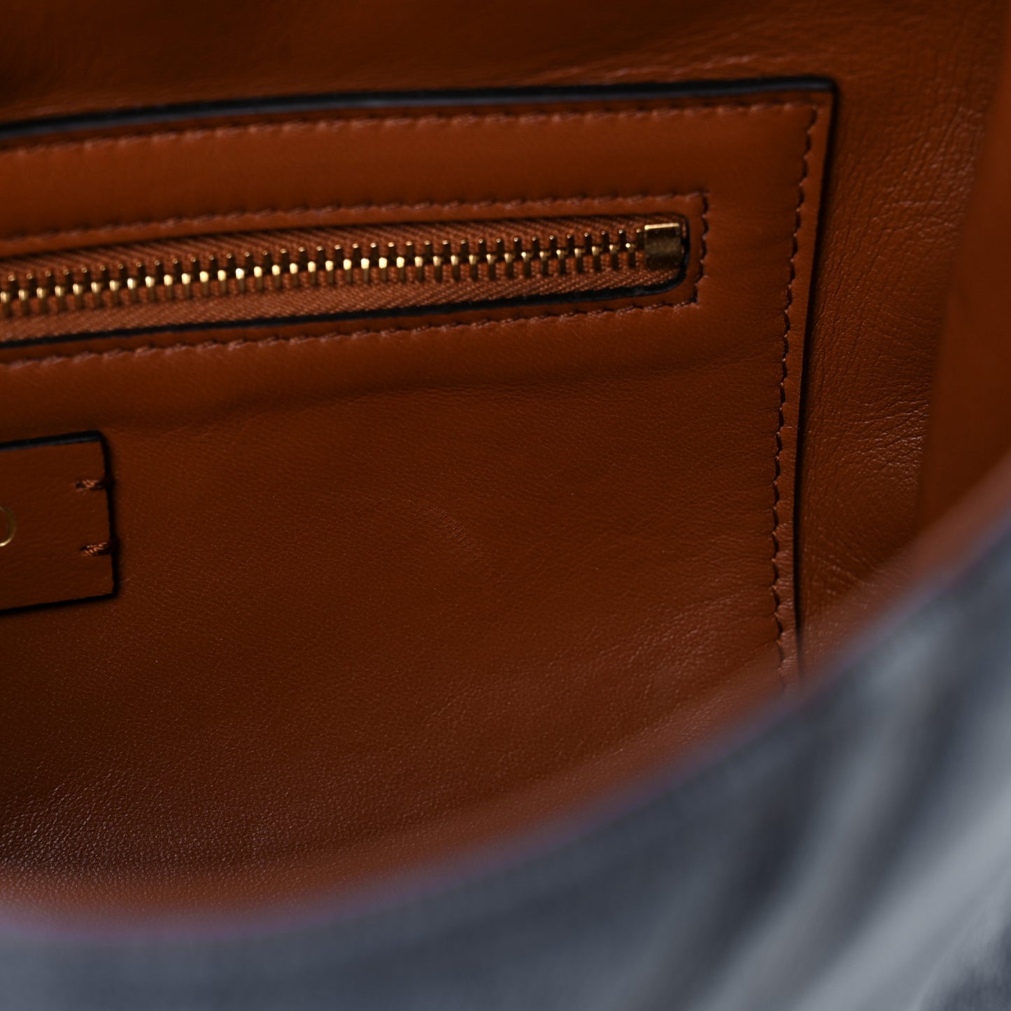 Denim Large Roman Stud Shoulder Bag Light Denim Selleria