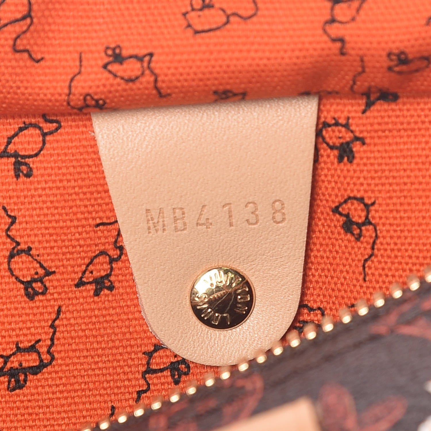 Louis Vuitton Catogram Speedy Bandouliere 30 Marron 9 of 9