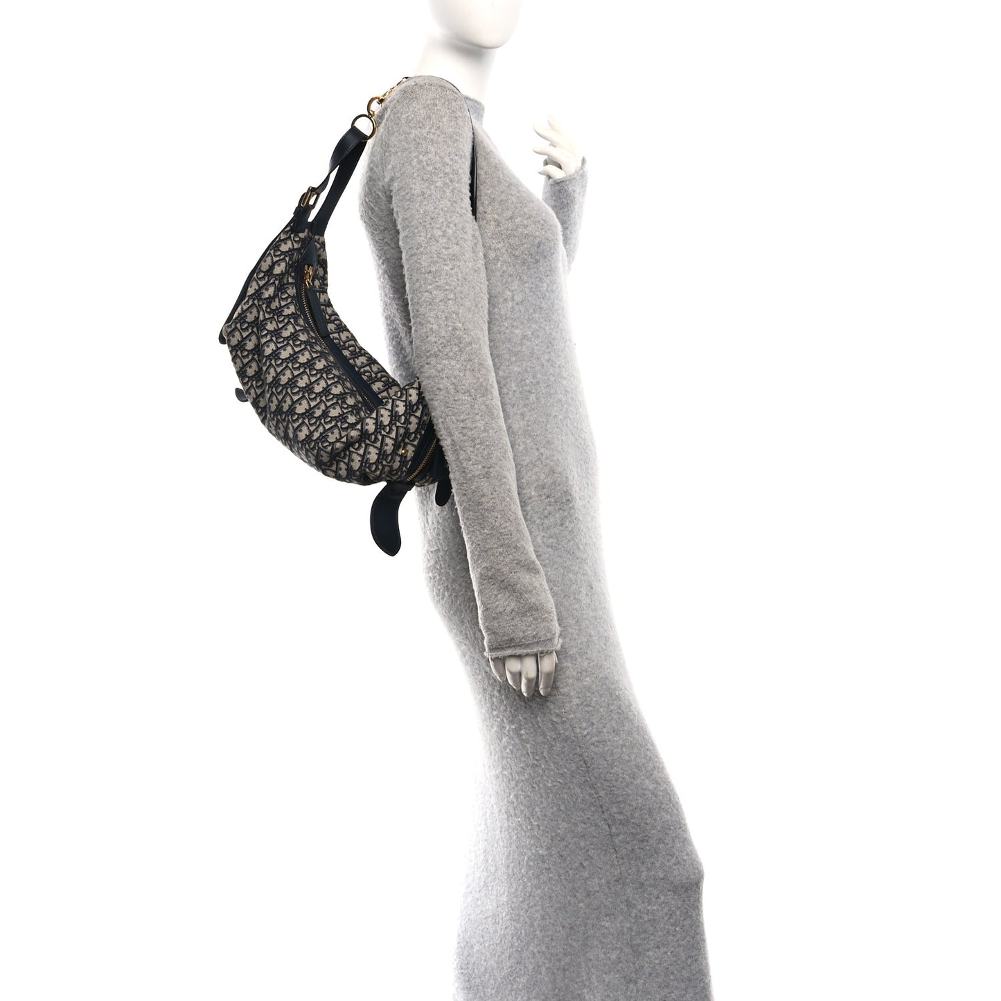 Oblique Large D-Journey Bag Blue