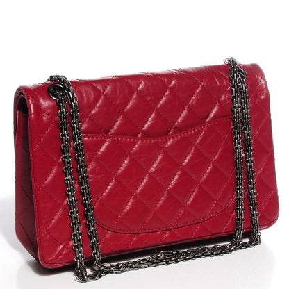 Chanel Aged Calfskin 2.55 Reissue 226 Flap Red 3 of 9